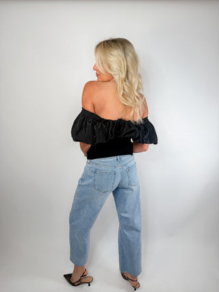 The Celeste Off - Shoulder Ruffle Top - Ardire Collection