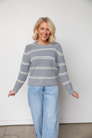 The Chai Stripe Sweater - Ardire Collection