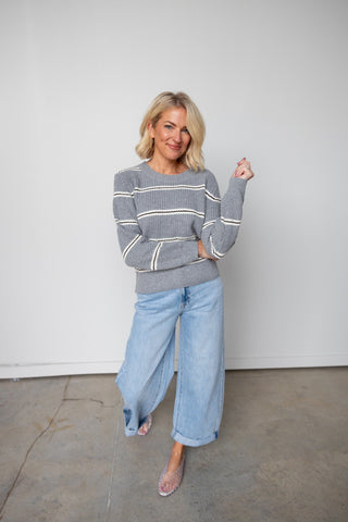 The Chai Stripe Sweater - Ardire Collection