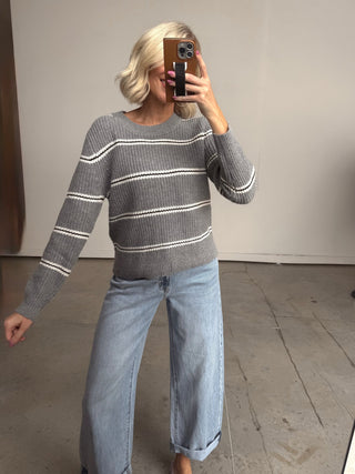 The Chai Stripe Sweater - Ardire Collection