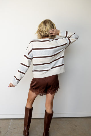 The Chandler Striped Cardigan - Ardire Collection