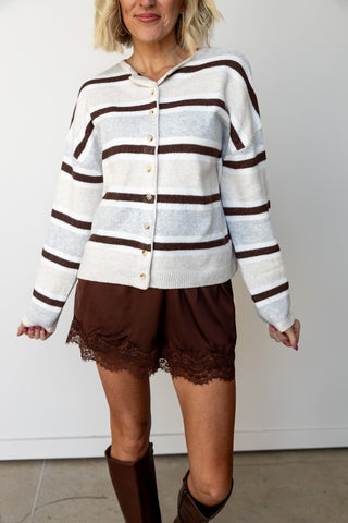 The Chandler Striped Cardigan - Ardire Collection