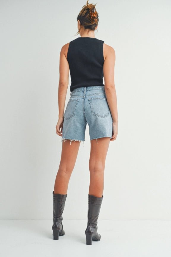 The Classic Cutoff Denim Shorts - Ardire Collection