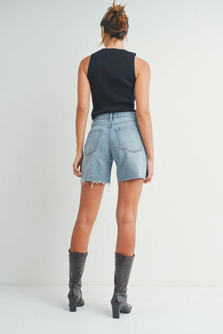 The Classic Cutoff Denim Shorts - Ardire Collection