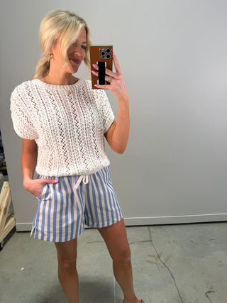 The Coastal Stripe Shorts - Ardire Collection