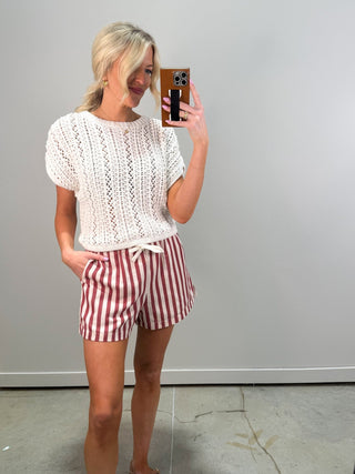 The Coastal Stripe Shorts - Ardire Collection