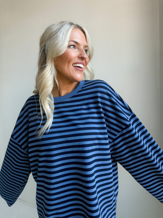 The Ellis Stripe Long Sleeve Tee - Ardire Collection