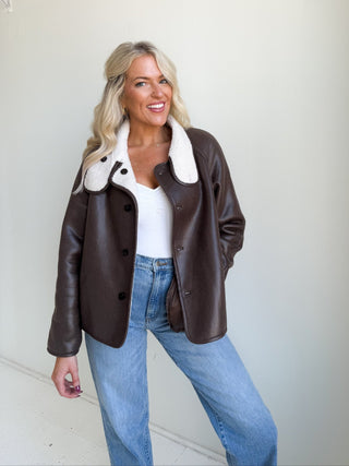 The Emerson Reversible Shearling Jacket - Ardire Collection