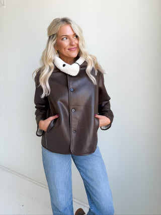 The Emerson Reversible Shearling Jacket - Ardire Collection