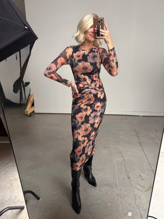 The Emily Floral Midi Dress - Ardire Collection