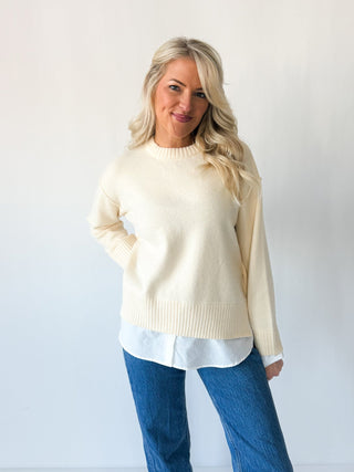 The Everly Layered Knit Top - Ardire Collection