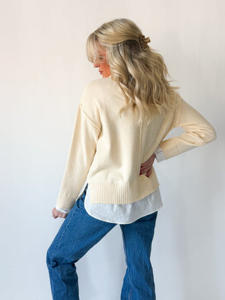 The Everly Layered Knit Top - Ardire Collection