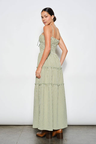 The Gigi Gingham Maxi Dress - Ardire Collection