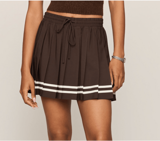 The Greer Pleated Mini Skirt - Ardire Collection