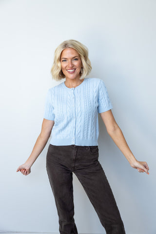 The Hadley Cable Knit Cardigan - Ardire Collection