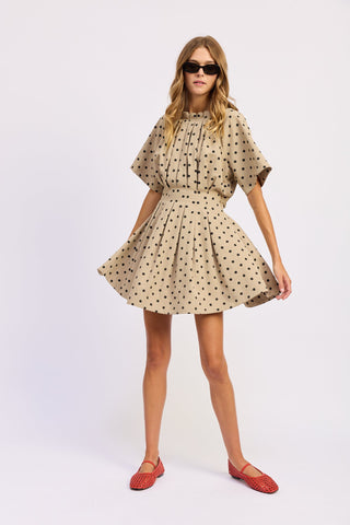 The Hadley Polka Dot Mini Dress - Ardire Collection