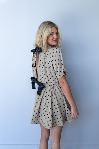 The Hadley Polka Dot Mini Dress - Ardire Collection