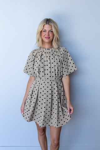 The Hadley Polka Dot Mini Dress - Ardire Collection