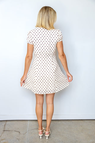 The Hannah Polka Dot Mini Dress - Ardire Collection