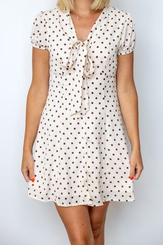 The Hannah Polka Dot Mini Dress - Ardire Collection