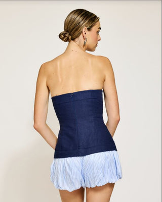 The Harbor Strapless Romper - Ardire Collection