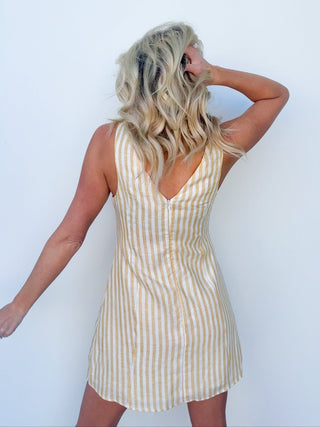 The Harbor Stripe Mini Dress - Ardire Collection