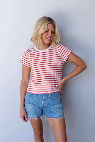 The Harbor Stripe Tee - Ardire Collection