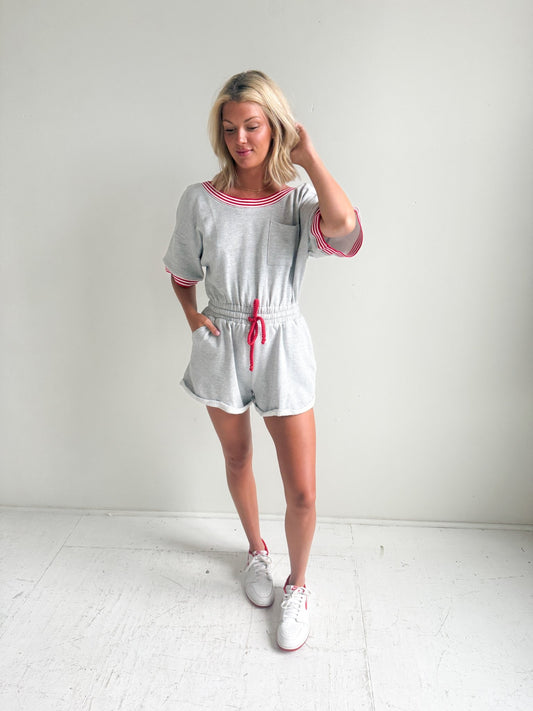 The Harlow Stripe Romper - Ardire Collection