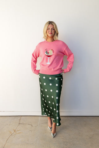 The Holly Dot Maxi Skirt - Ardire Collection