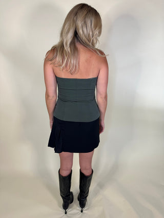 The Ivy Strapless Button - Up Vest - Final Sale - Ardire Collection