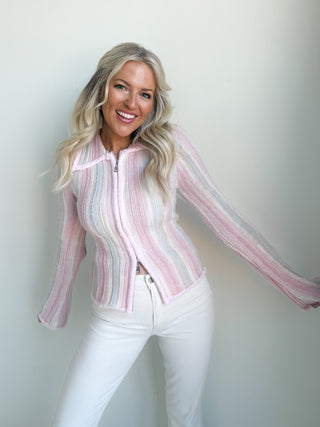 The Jacquie Pastel Top - Ardire Collection