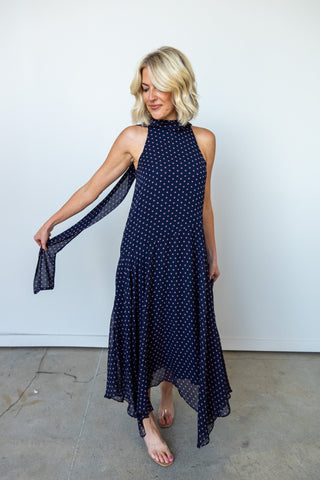The Jenna Polka Dot Maxi Dress - Ardire Collection