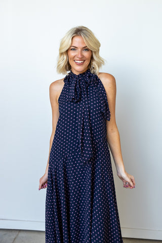 The Jenna Polka Dot Maxi Dress - Ardire Collection