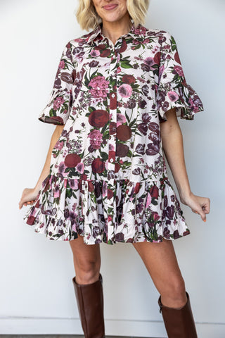 The Julia Floral Mini Dress - Ardire Collection