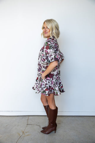 The Julia Floral Mini Dress - Ardire Collection