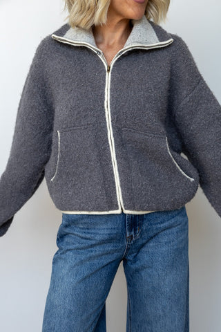 The Lila Contrast Jacket - Ardire Collection