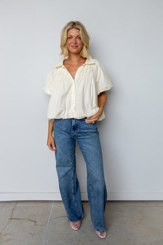 The Lottie Pintuck Top - Ardire Collection