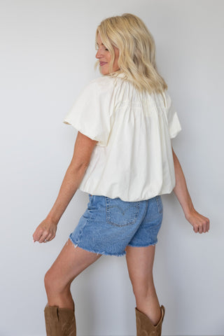 The Lottie Pintuck Top - Ardire Collection