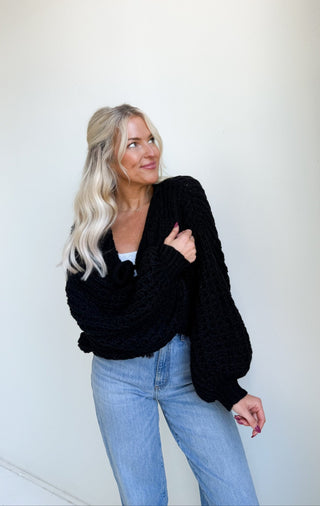 The Macy Front - Tie Cardigan - Ardire Collection