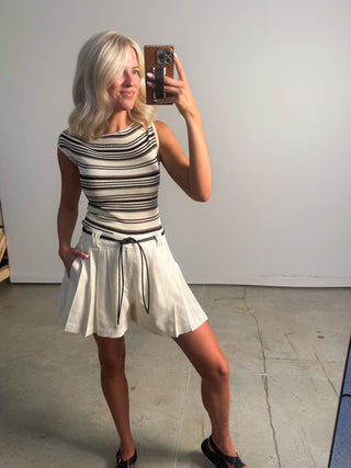 The Margot Stripe Knit Top - Ardire Collection