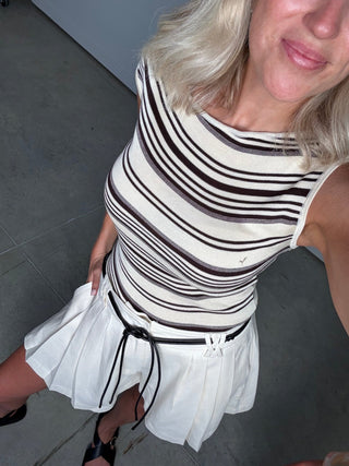The Margot Stripe Knit Top - Ardire Collection