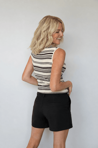 The Margot Stripe Knit Top - Ardire Collection