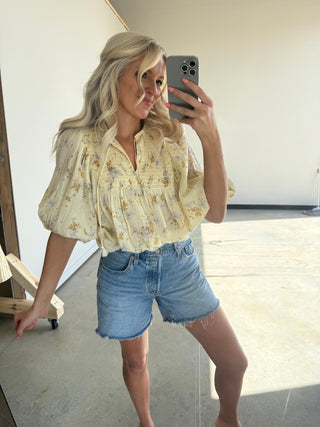 The Marigold Meadow Blouse - Ardire Collection