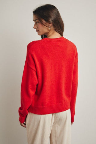 The Mistletoe Bow Sweater - Ardire Collection