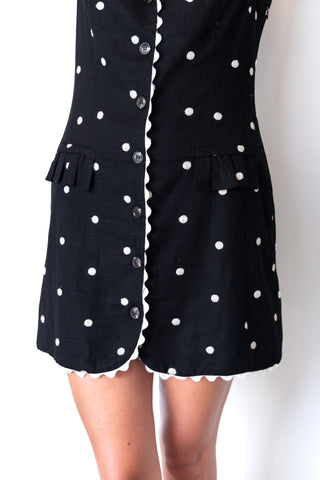 The Monaco Polka Dot Mini Dress - Ardire Collection
