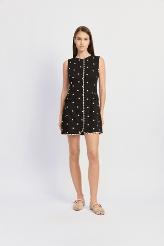 The Monaco Polka Dot Mini Dress - Ardire Collection