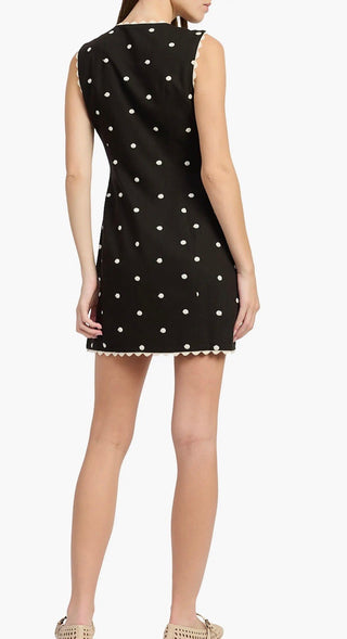 The Monaco Polka Dot Mini Dress - Ardire Collection