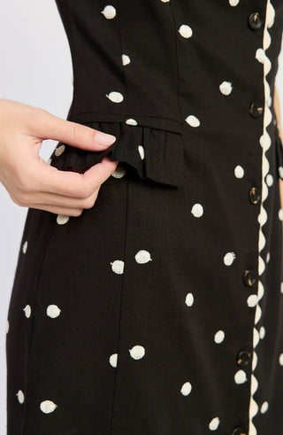 The Monaco Polka Dot Mini Dress - Ardire Collection