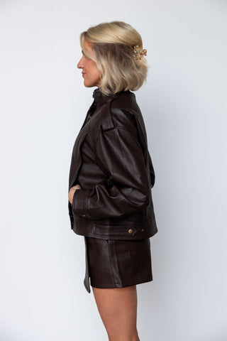 The Monroe Chocolate Jacket - Ardire Collection