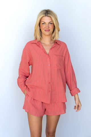The Portofino Striped Button - Up - Ardire Collection